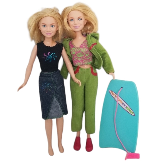 Vintage Mary Kate & Ashley Olsen Twins Barbie Dolls by Mattel